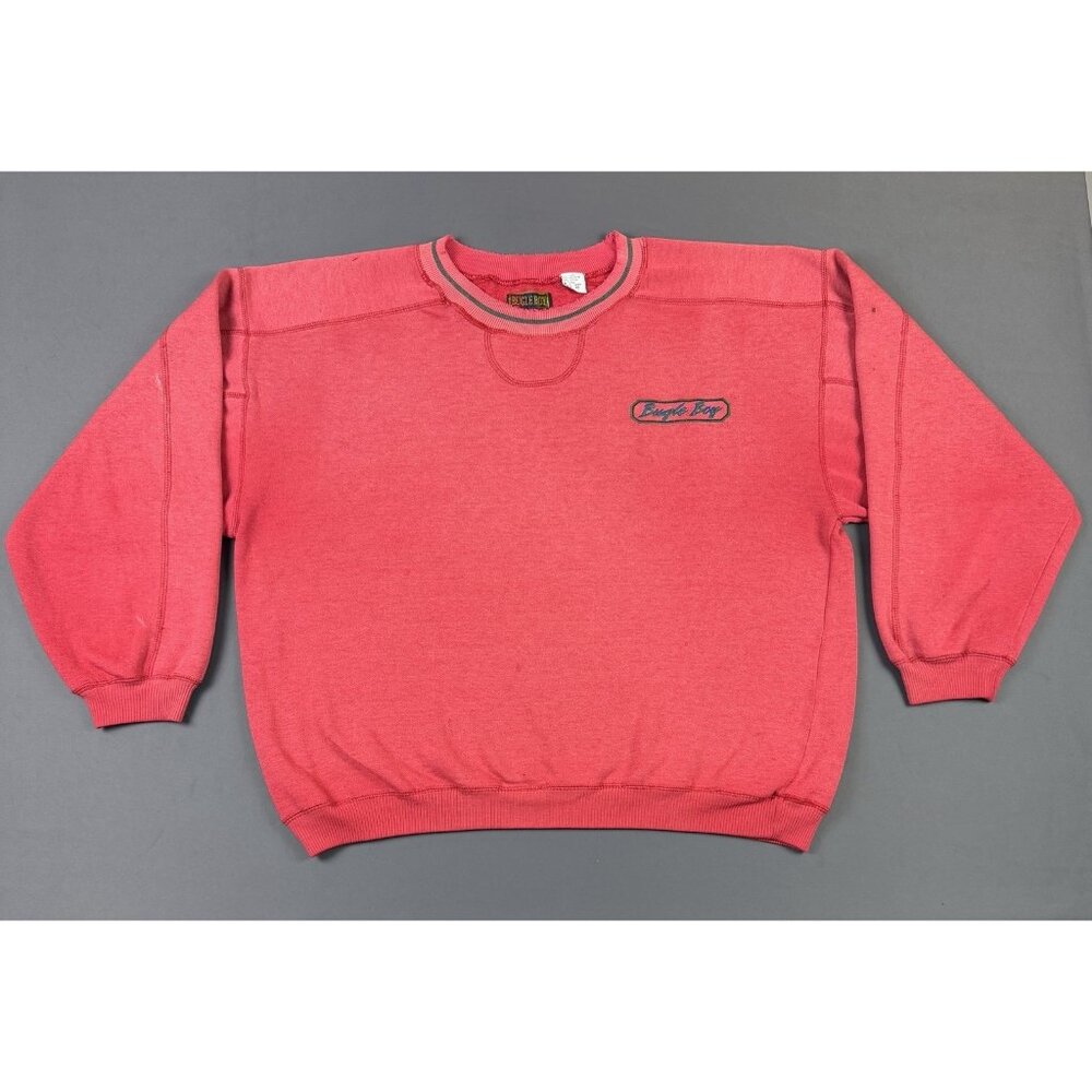 Vintage 90s Bugle Boy Crewneck Sweater Faded XL Streetwear Hype Designer